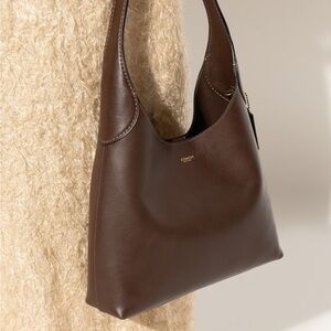 NEW WITH TAGS Coach Brooklyn maple Dark Brown Leather Shoulder Bag